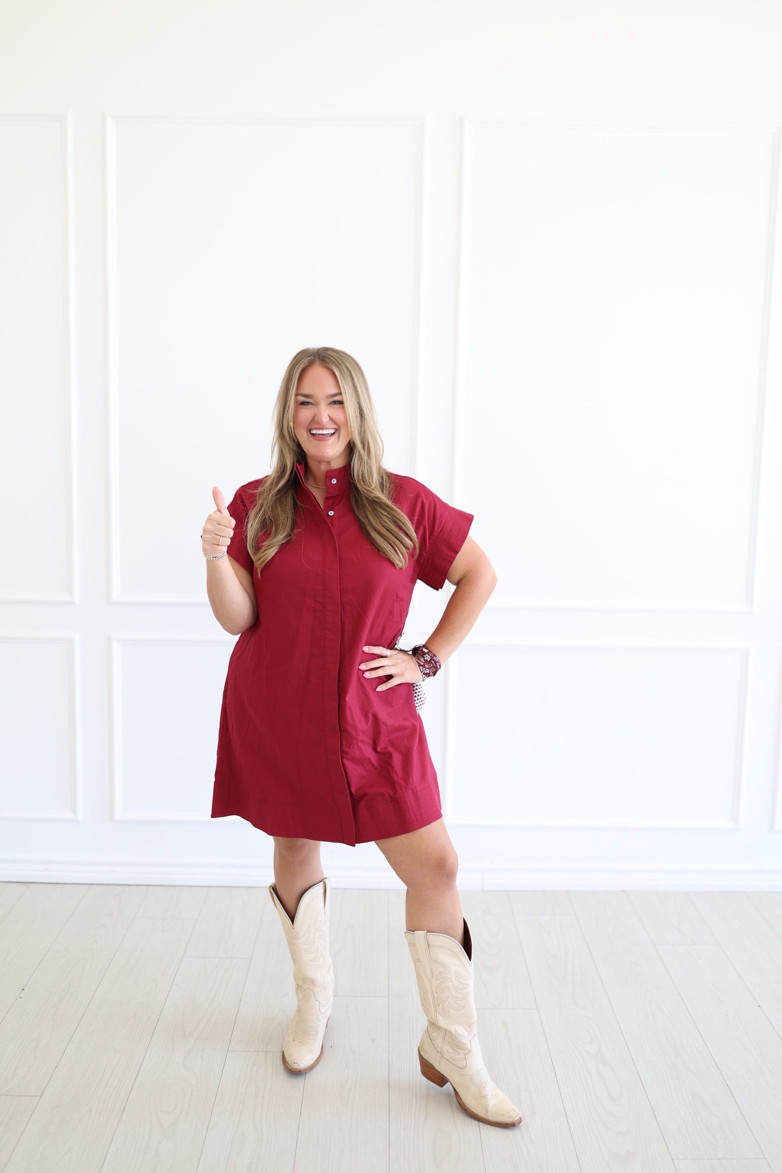 Maroon Mara Dress