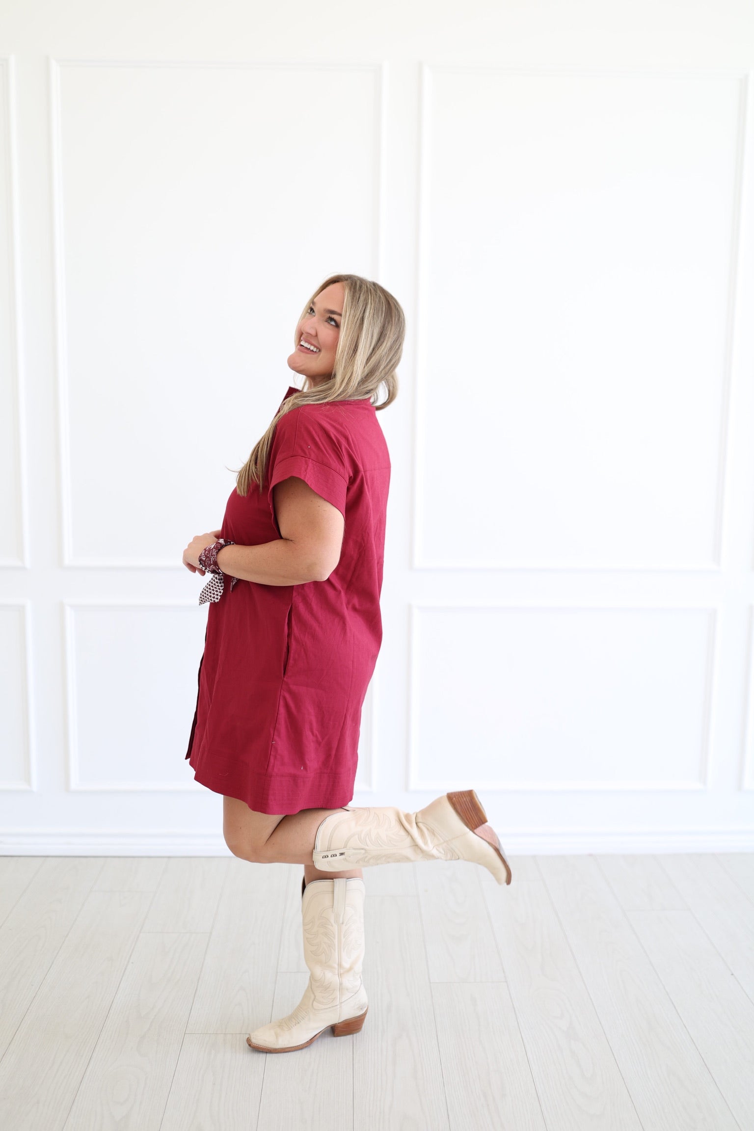 Maroon Mara Dress