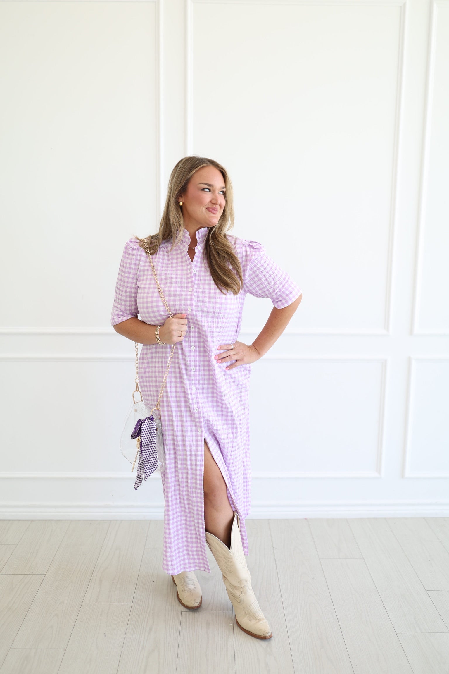 Lilac Nina Dress