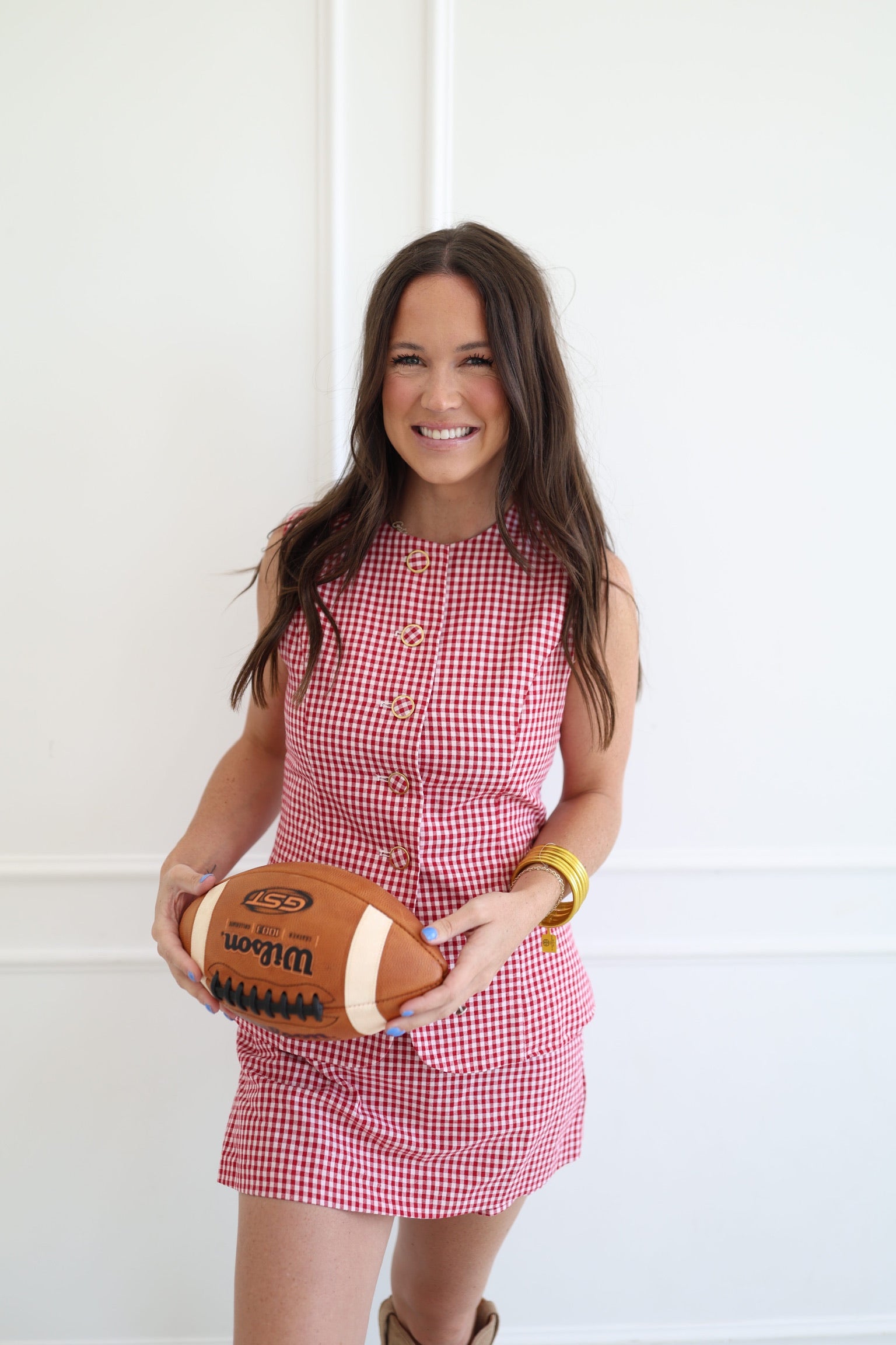 Emery Plaid Romper