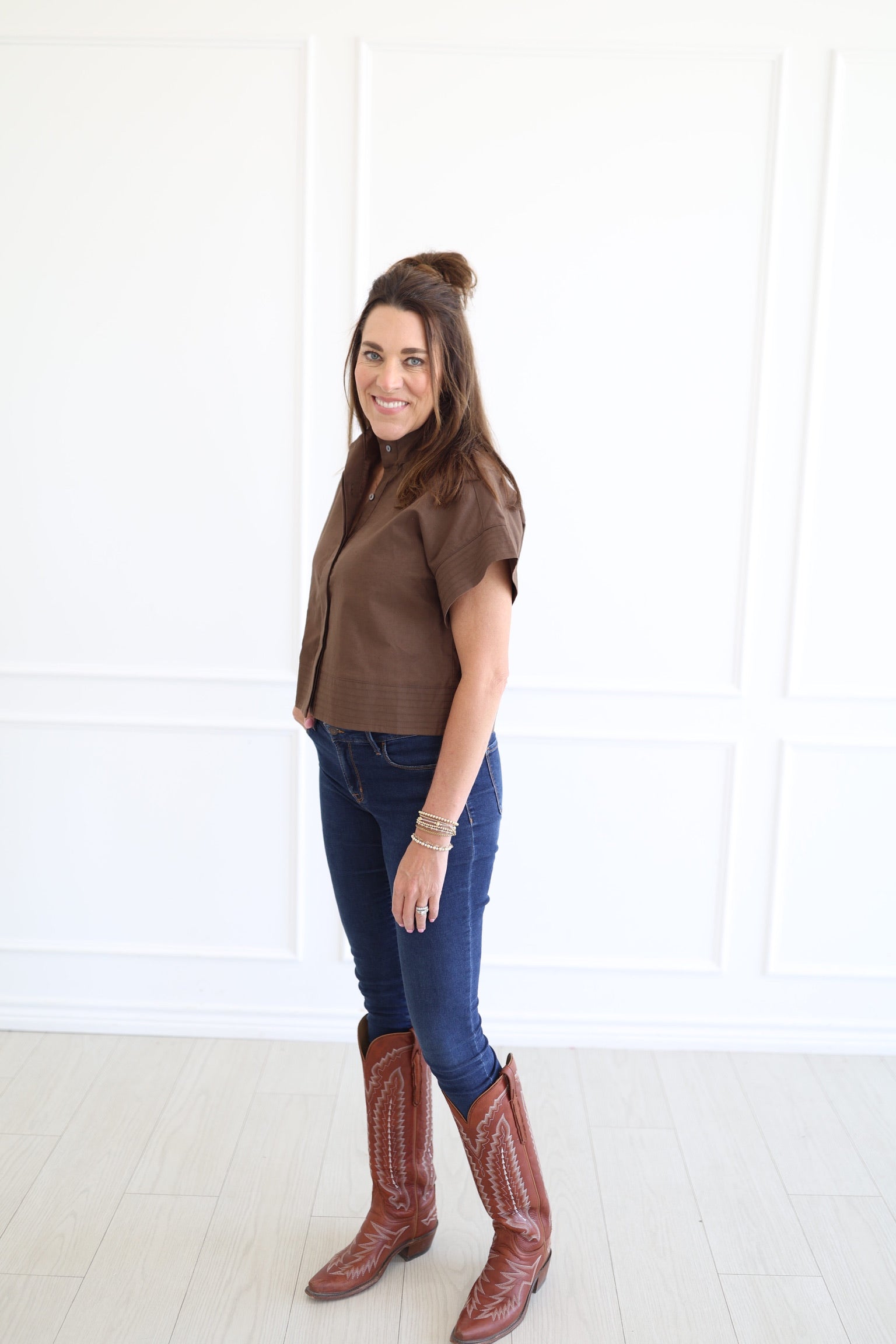 Brown Mara Top