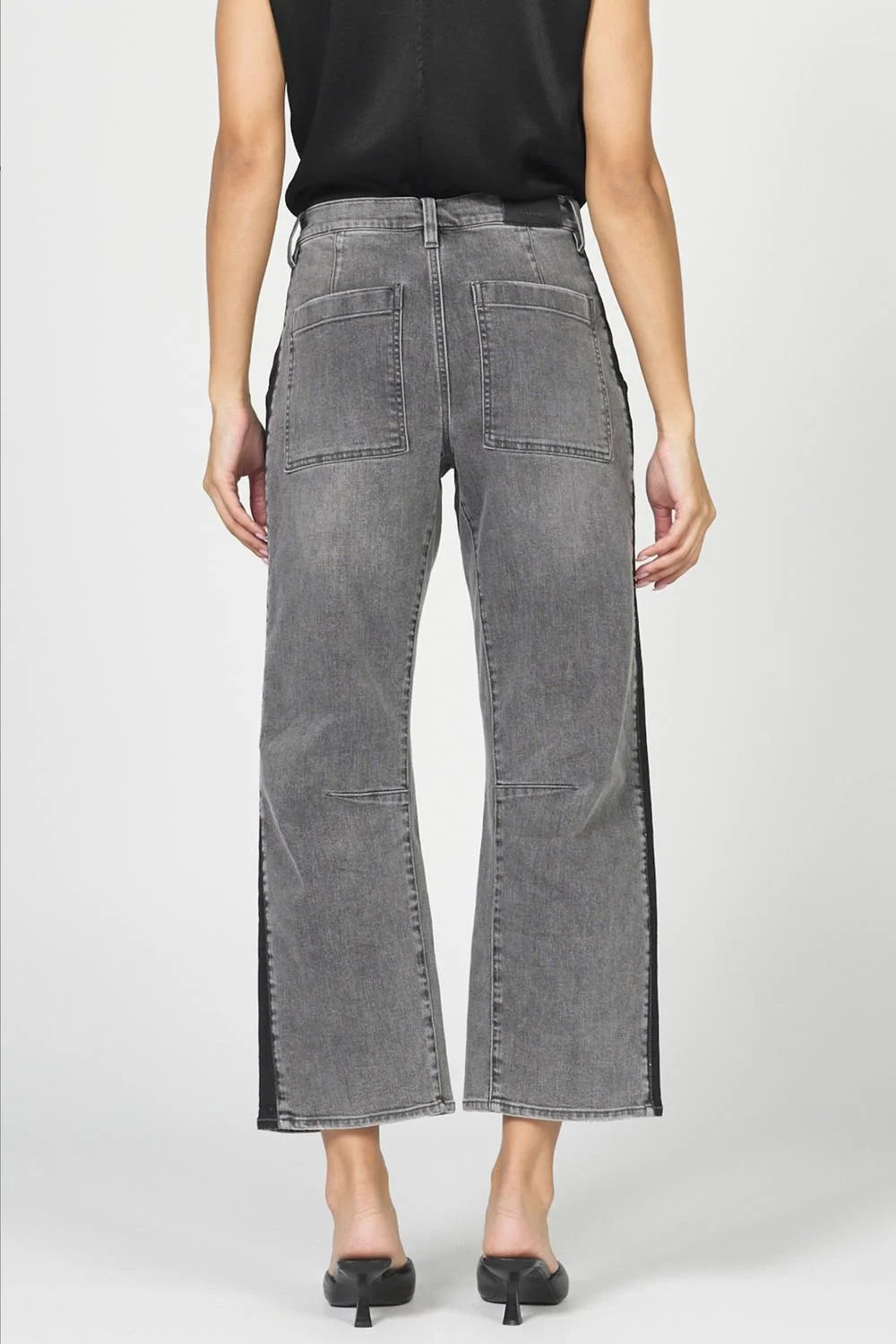 Lasso Mood Black Barrel Jeans