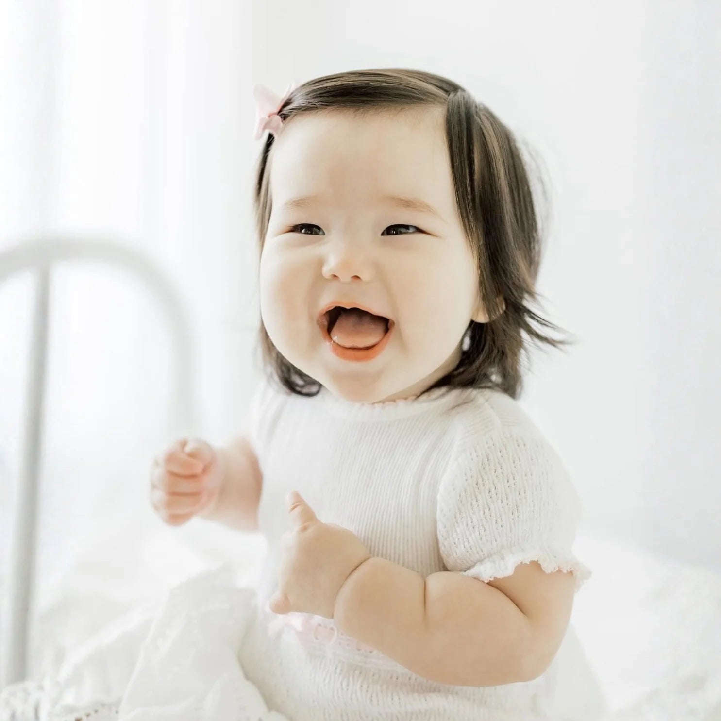 Baby Bubble With Eyelet Trim