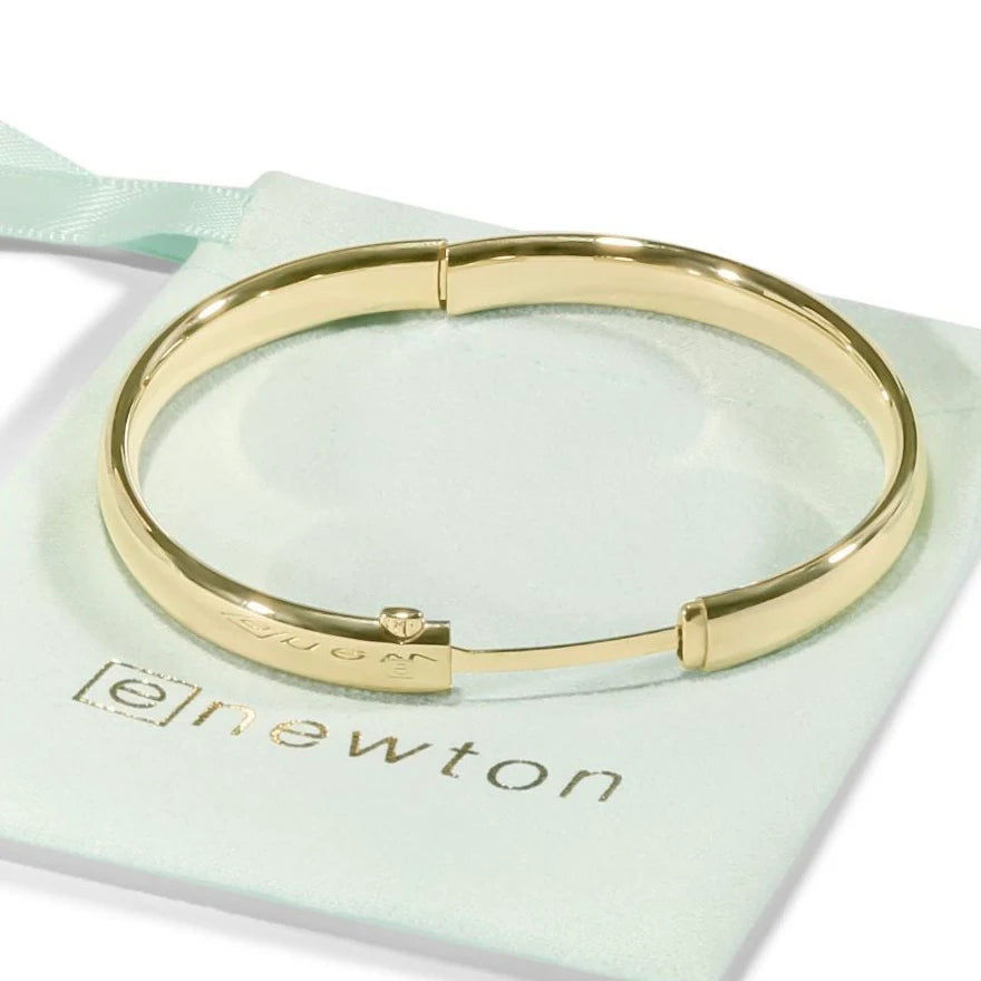 Cherish Gold Bangle Bracelet Medium - BCHMEDG
