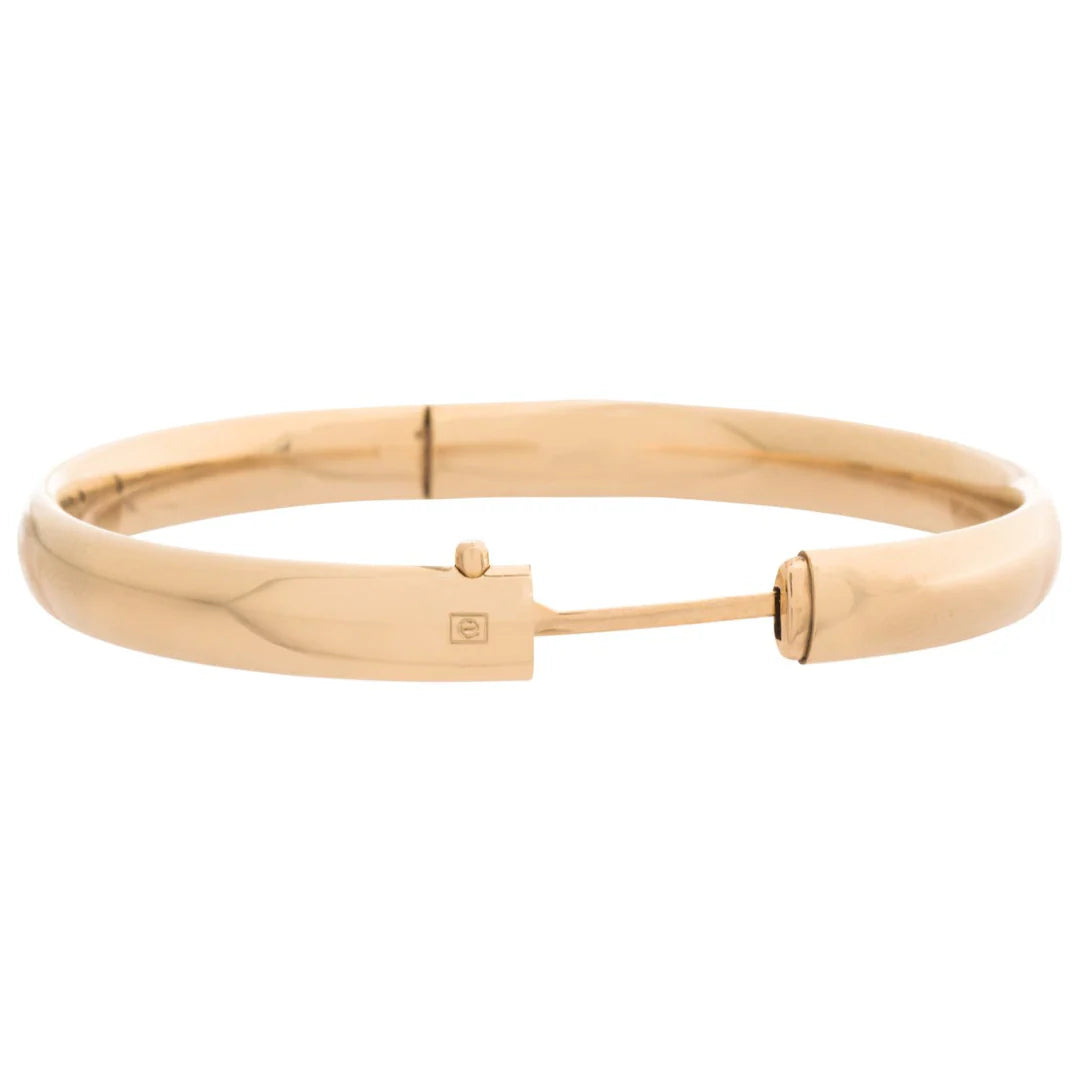 Cherish Gold Bangle Bracelet Medium - BCHMEDG