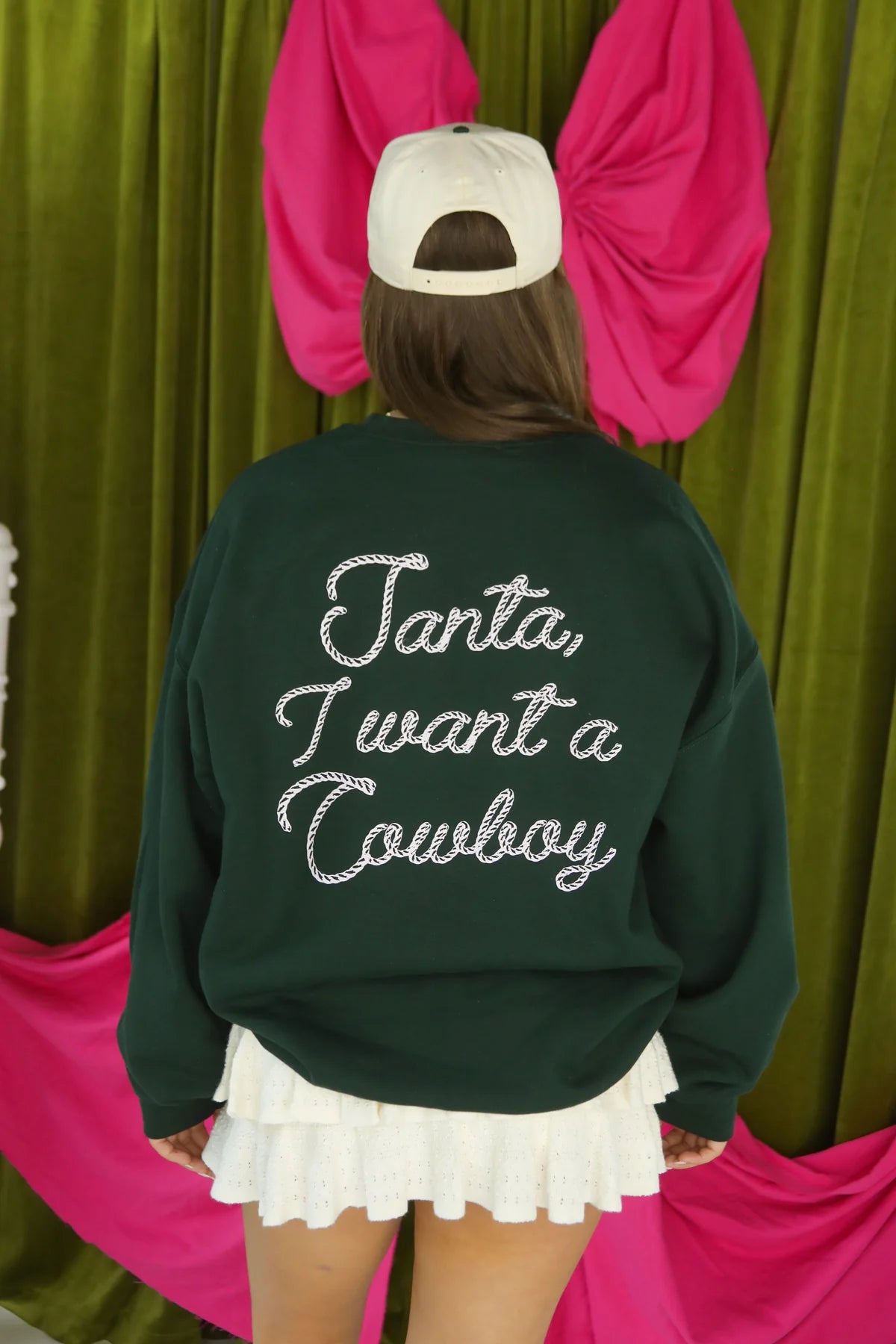 Santa I Want A Cowboy Sweatshirt