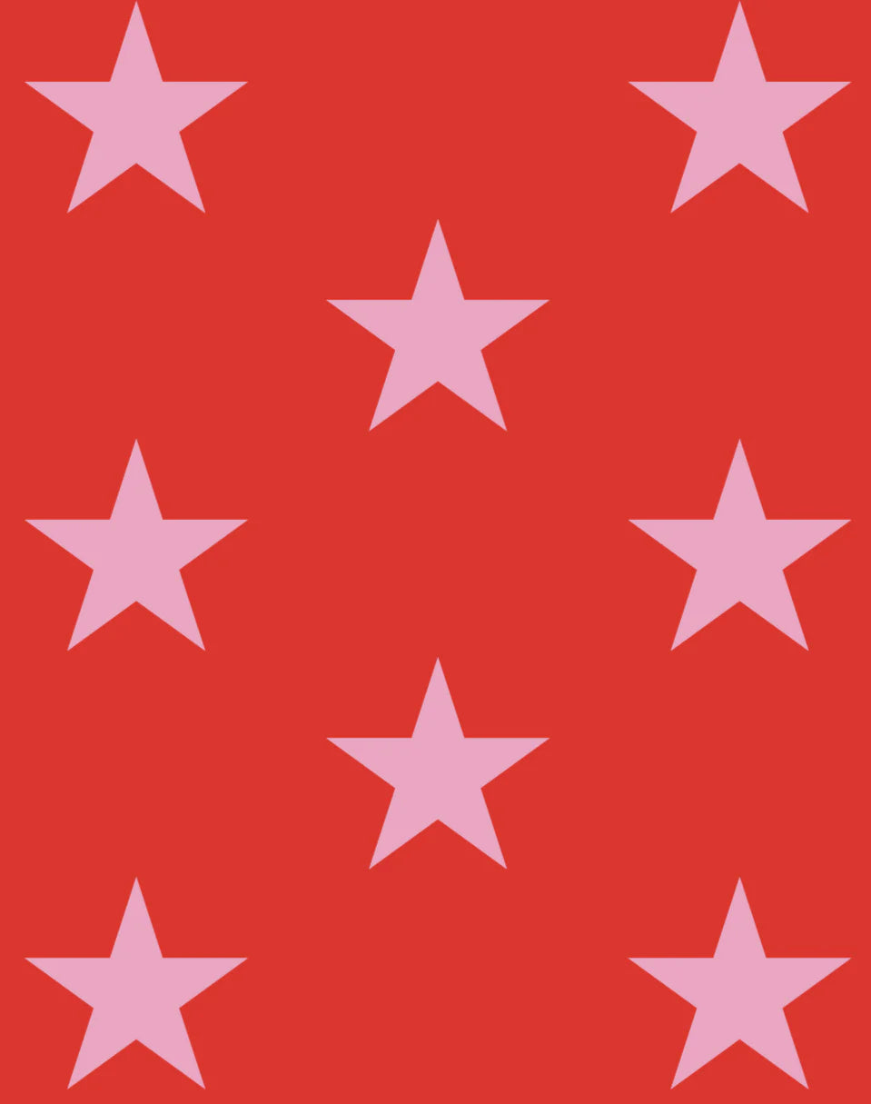 Red/Pink Star Sleep Shirt