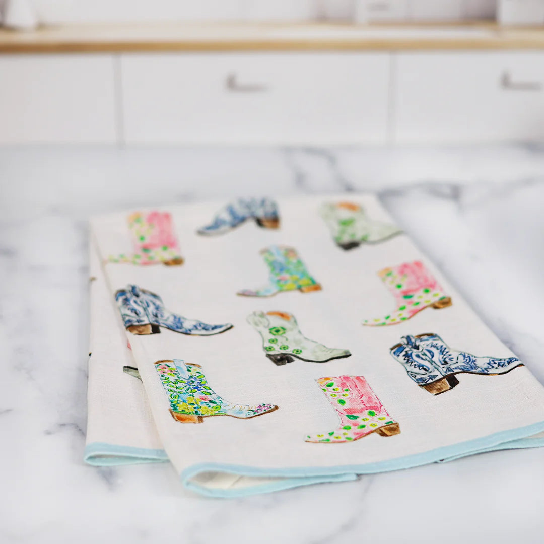 Kitchen Rodeo Cotton Linen Tea Towel