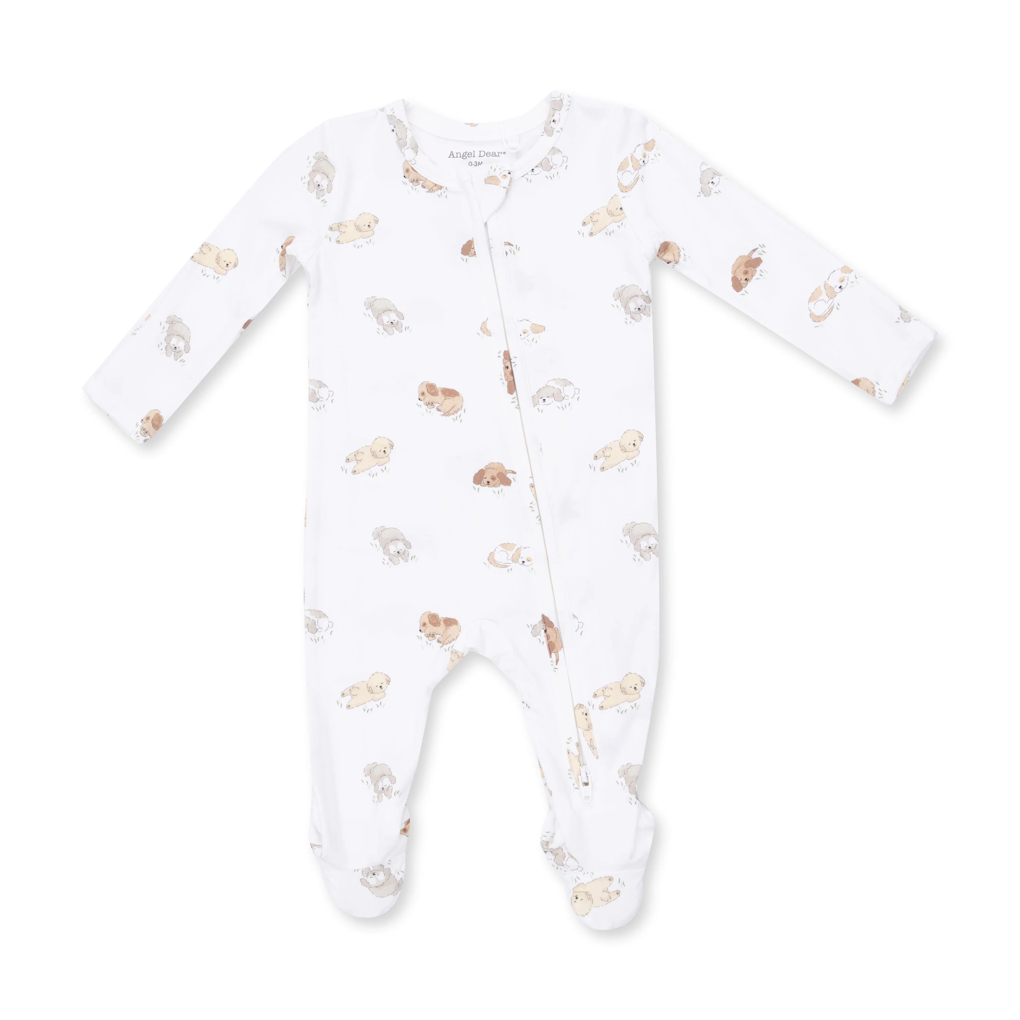 Puppy Snuggle Club Zipper Footie