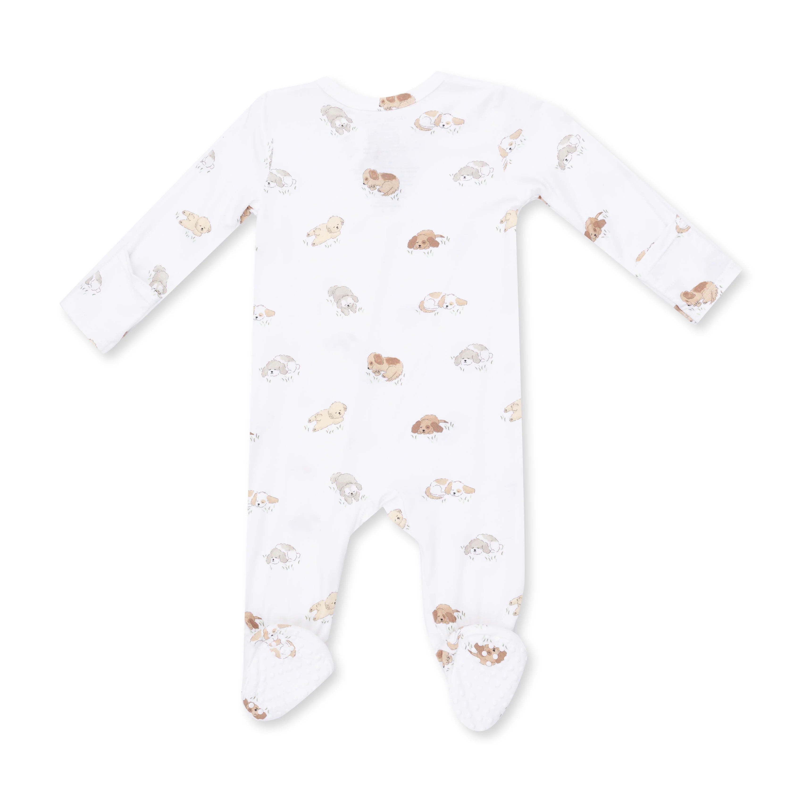 Puppy Snuggle Club Zipper Footie