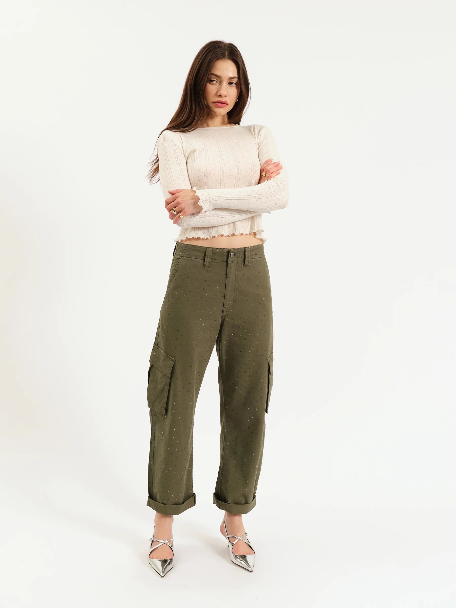 The Squad Curved Leg Cargo Pant