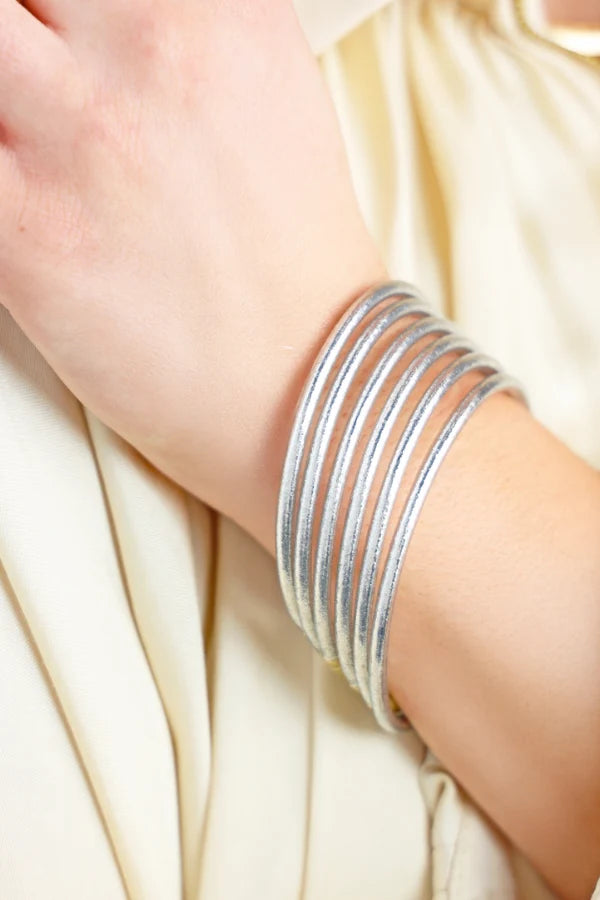 Silver Lumine All Weather Bangles