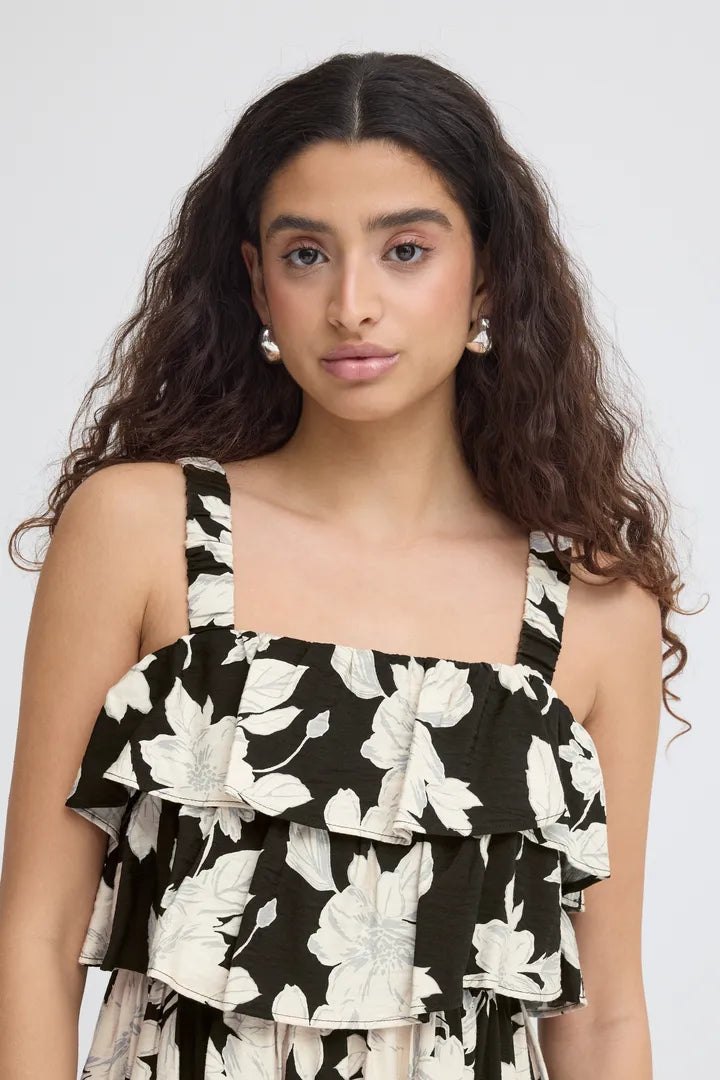 Lucille Long Floral Dress