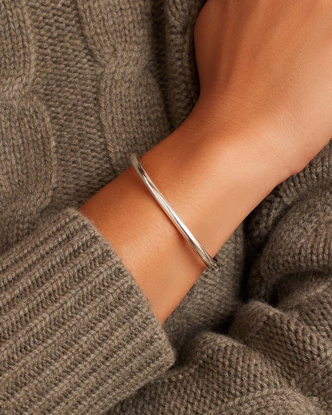 Silver Paseo Cuff, 4mm