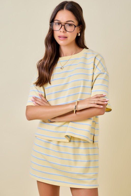 Seaside Stripe Skort