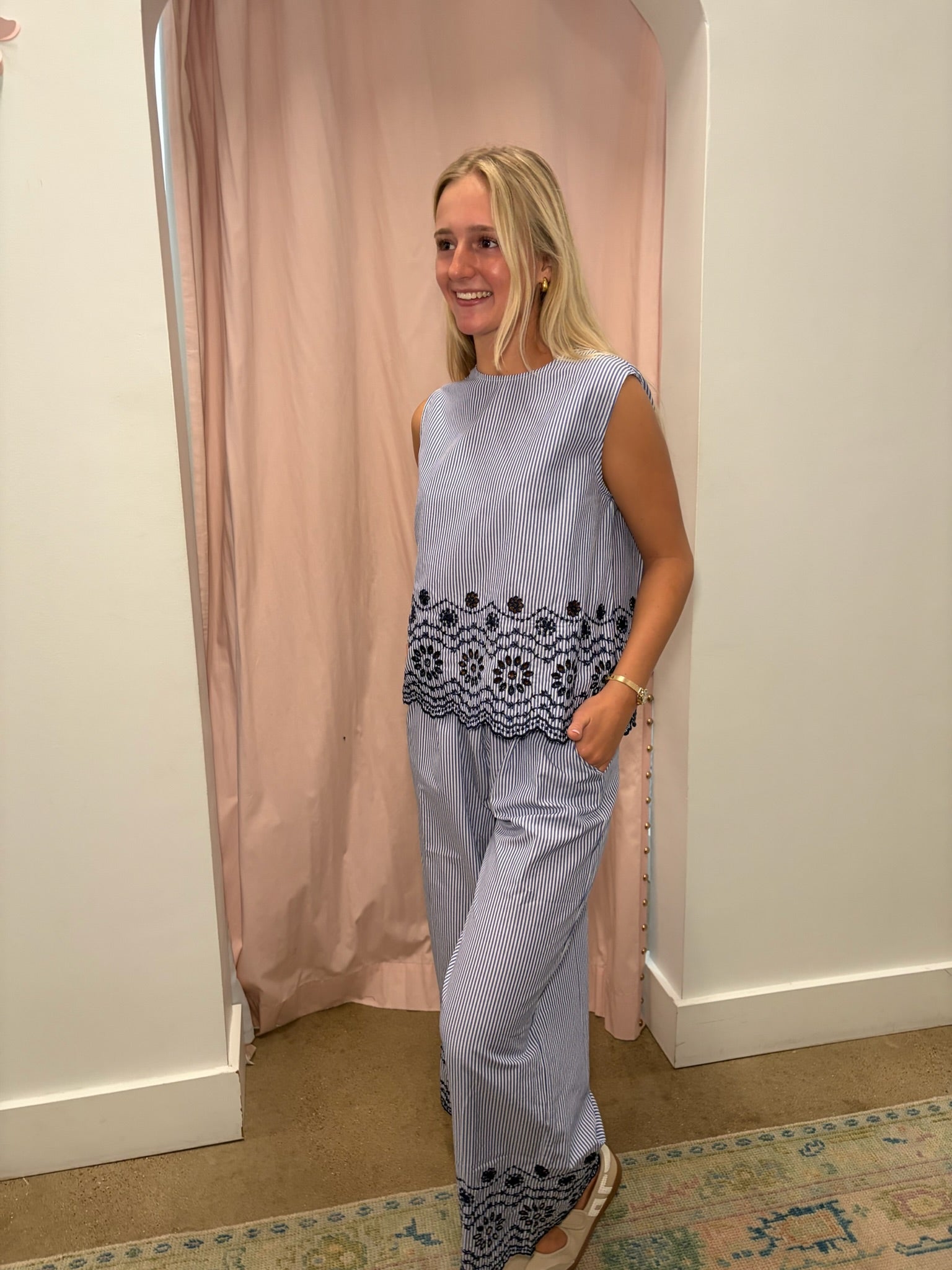 Seaside Floral Pants