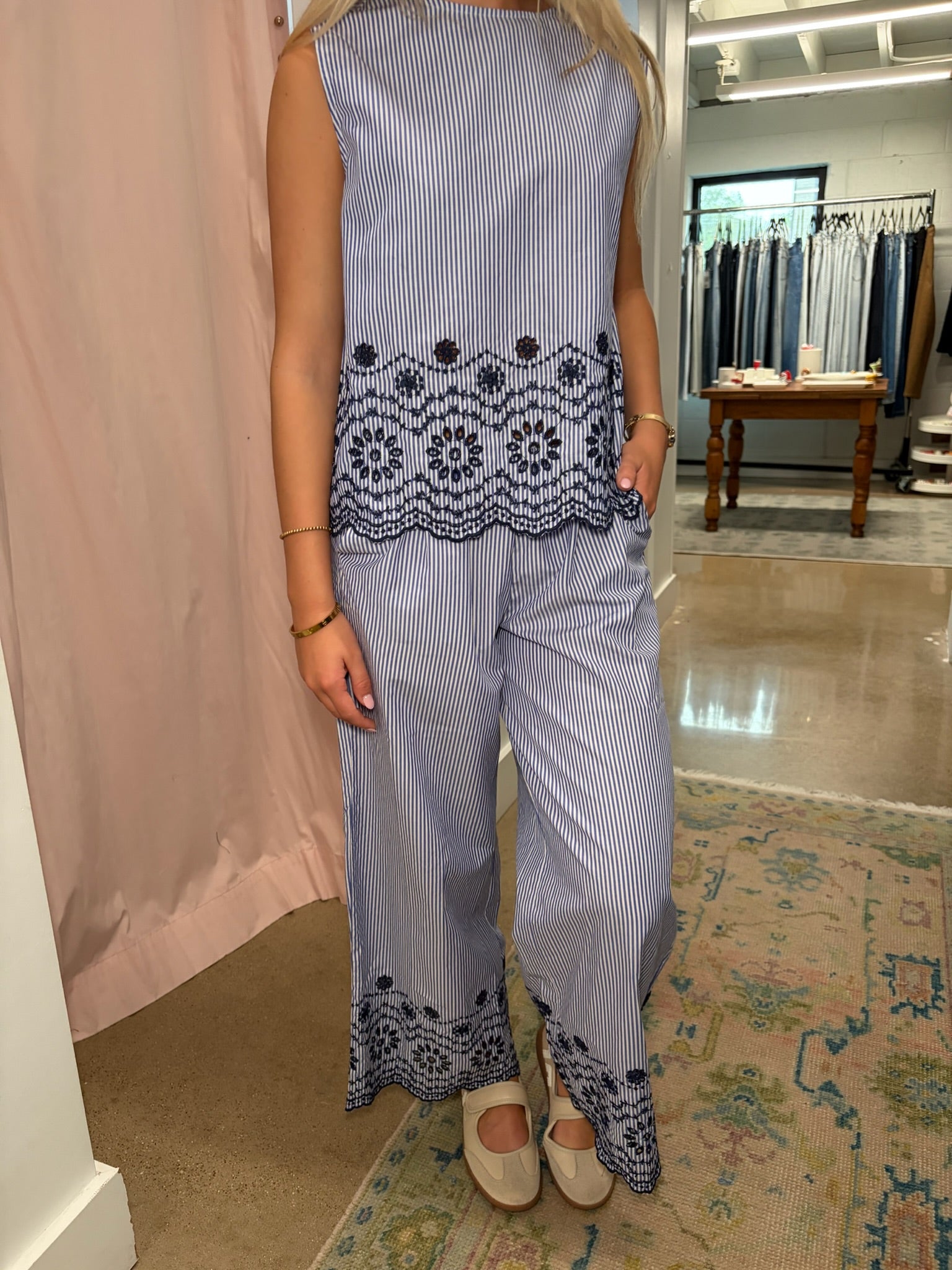Seaside Floral Pants