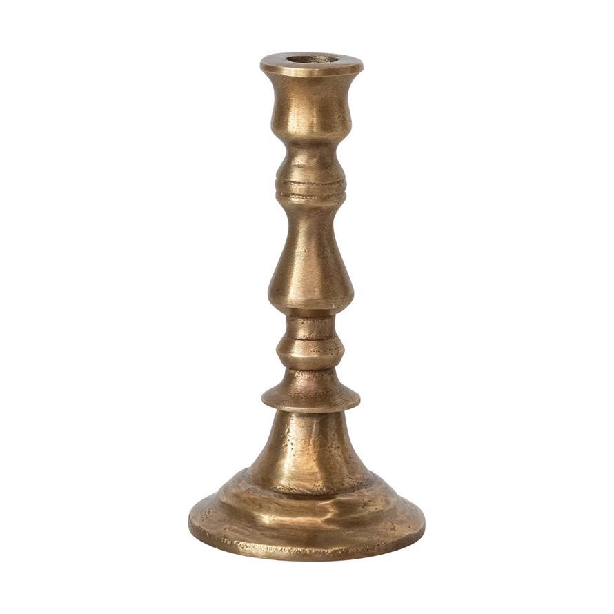 Large Brass Candle Holder