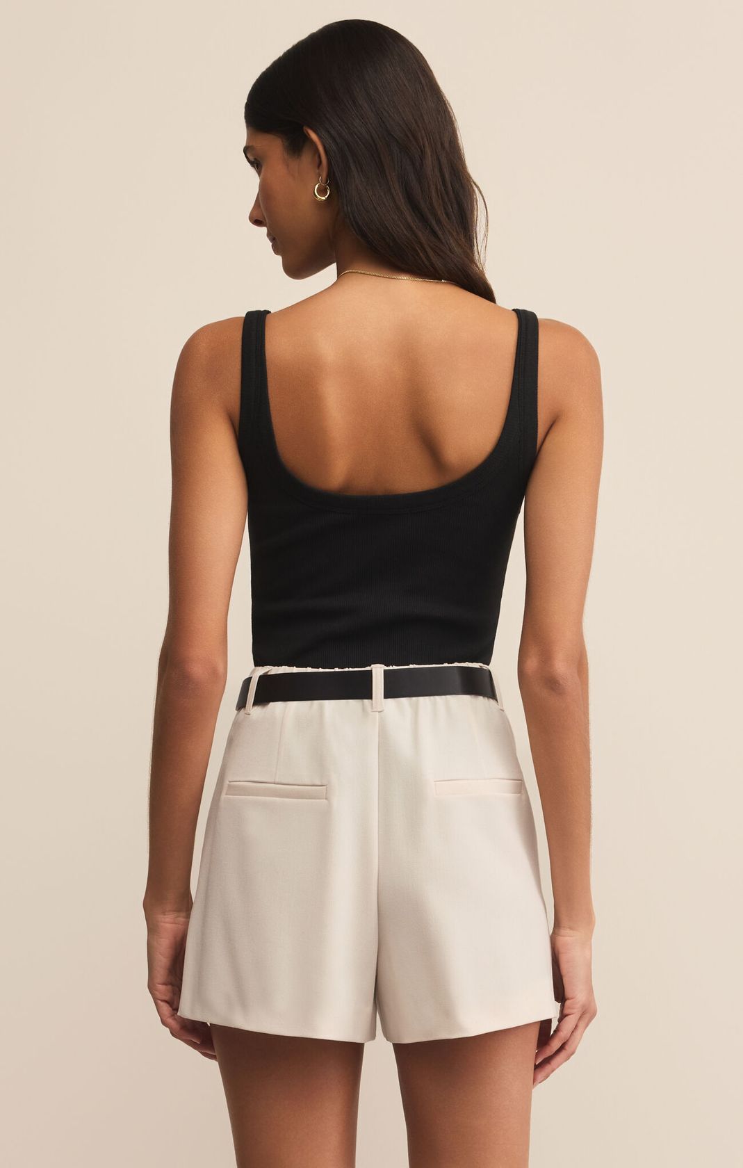 Black Iconic Ribbed Bodysuit