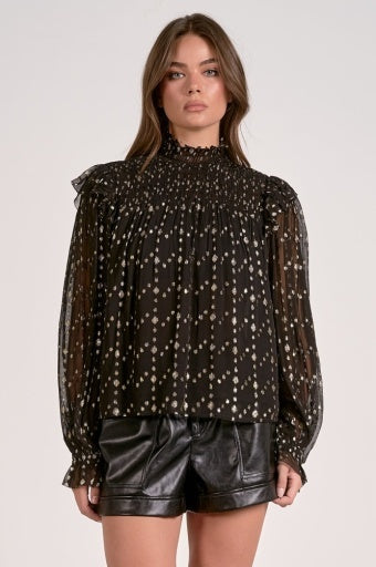 Rachelle Geo Blouse