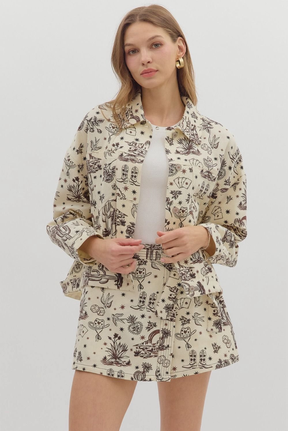 Western Cowgirl Button Down