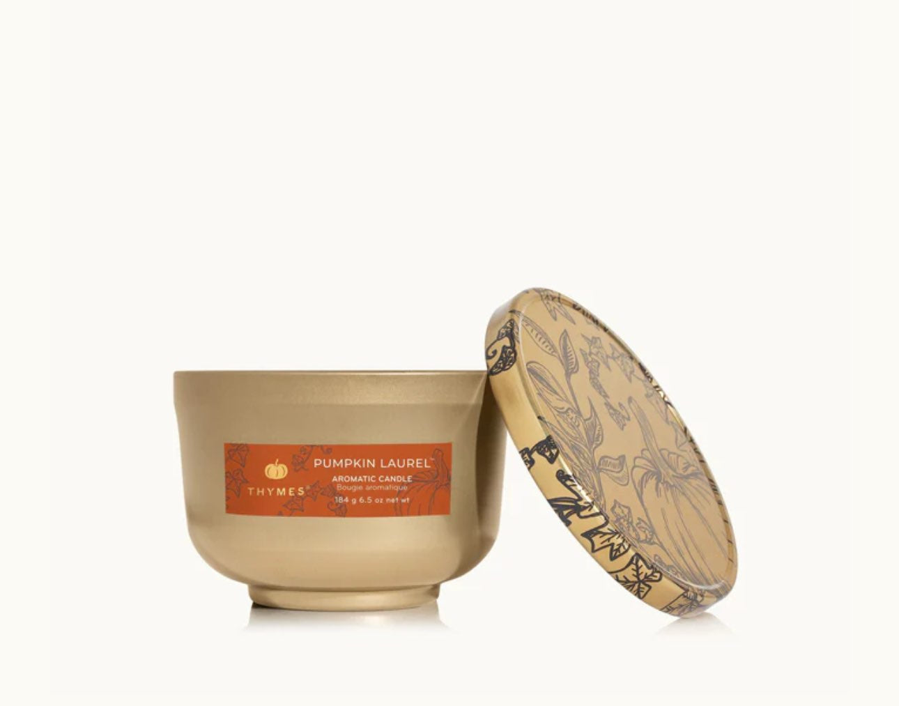 Pumpkin Laurel Tin Candle