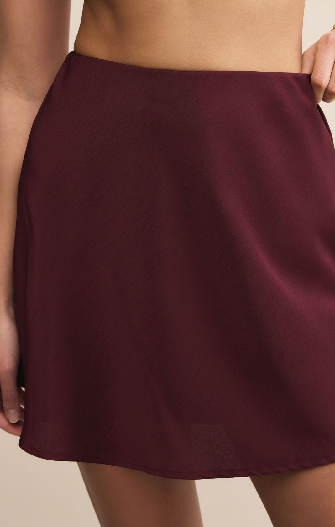 Chablis Merlot Mini Skirt