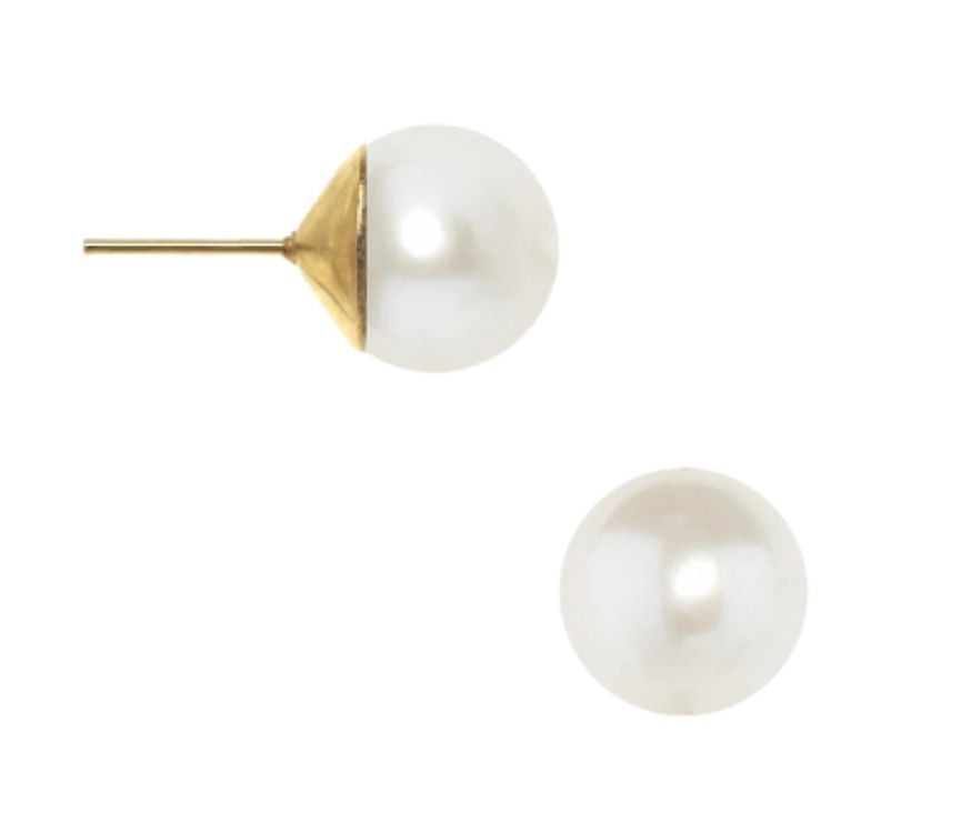 Shell Pearl Studs