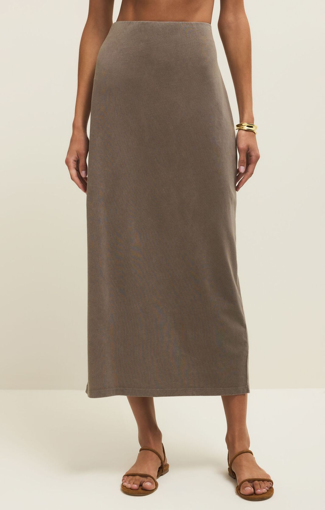 Gail Jersey Midi Skirt