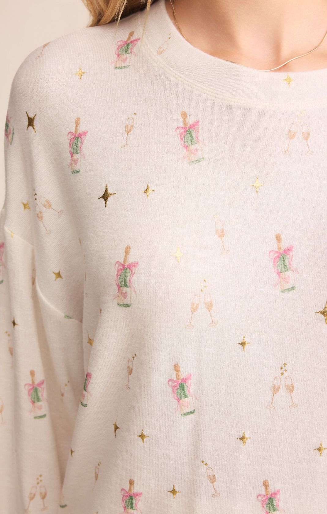 Champagne Pajama Top