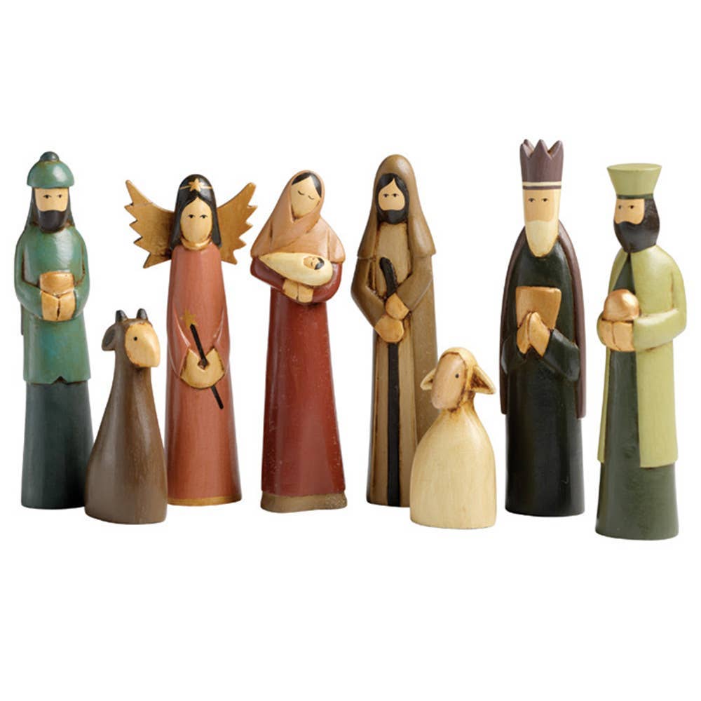 Wooden Nativity Set