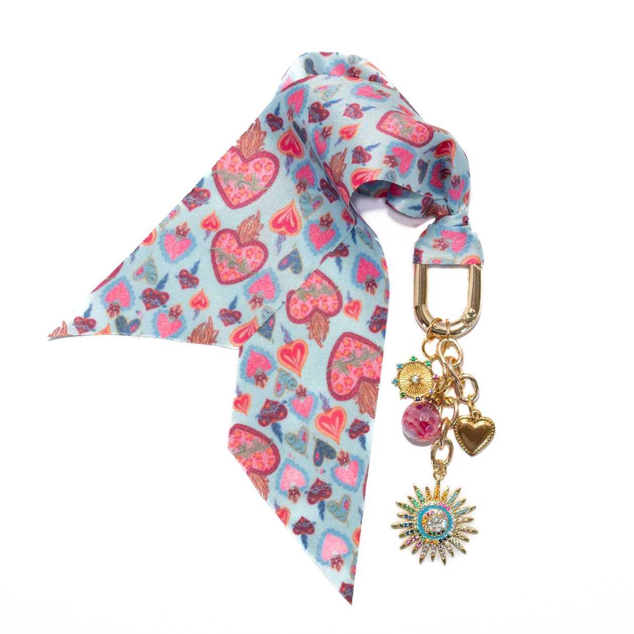 Sacred Heart Bag Charm