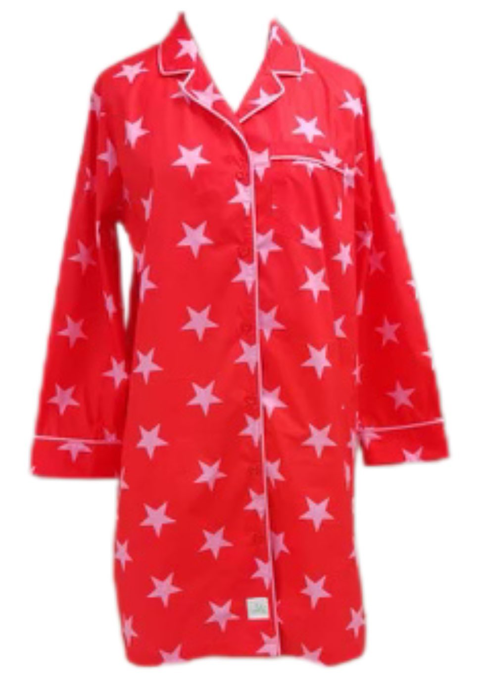 Red/Pink Star Sleep Shirt
