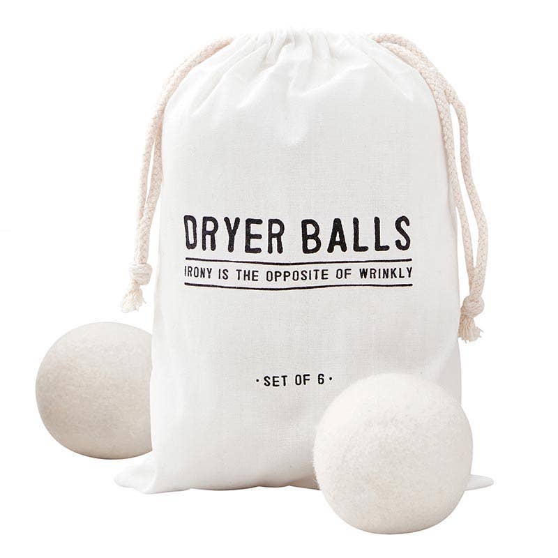 Wool Dryer Balls- set of 6