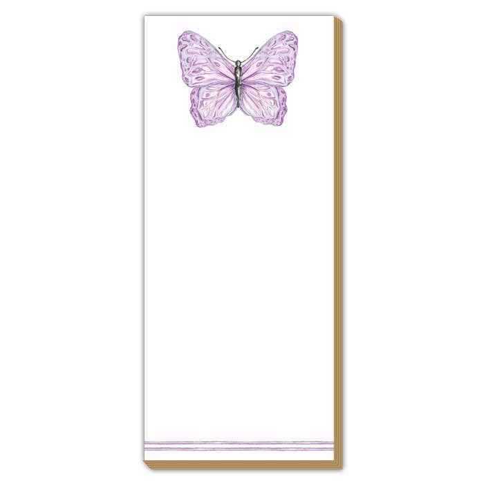 Hand painted "Lavender Butterfly" Skinny Pad