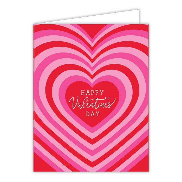 Happy Valentine's Day Hearts Card