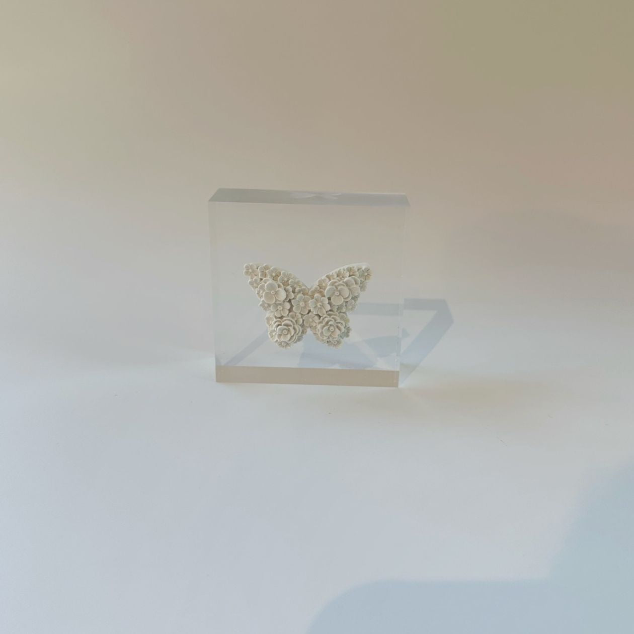 White Butterfly Intaglio