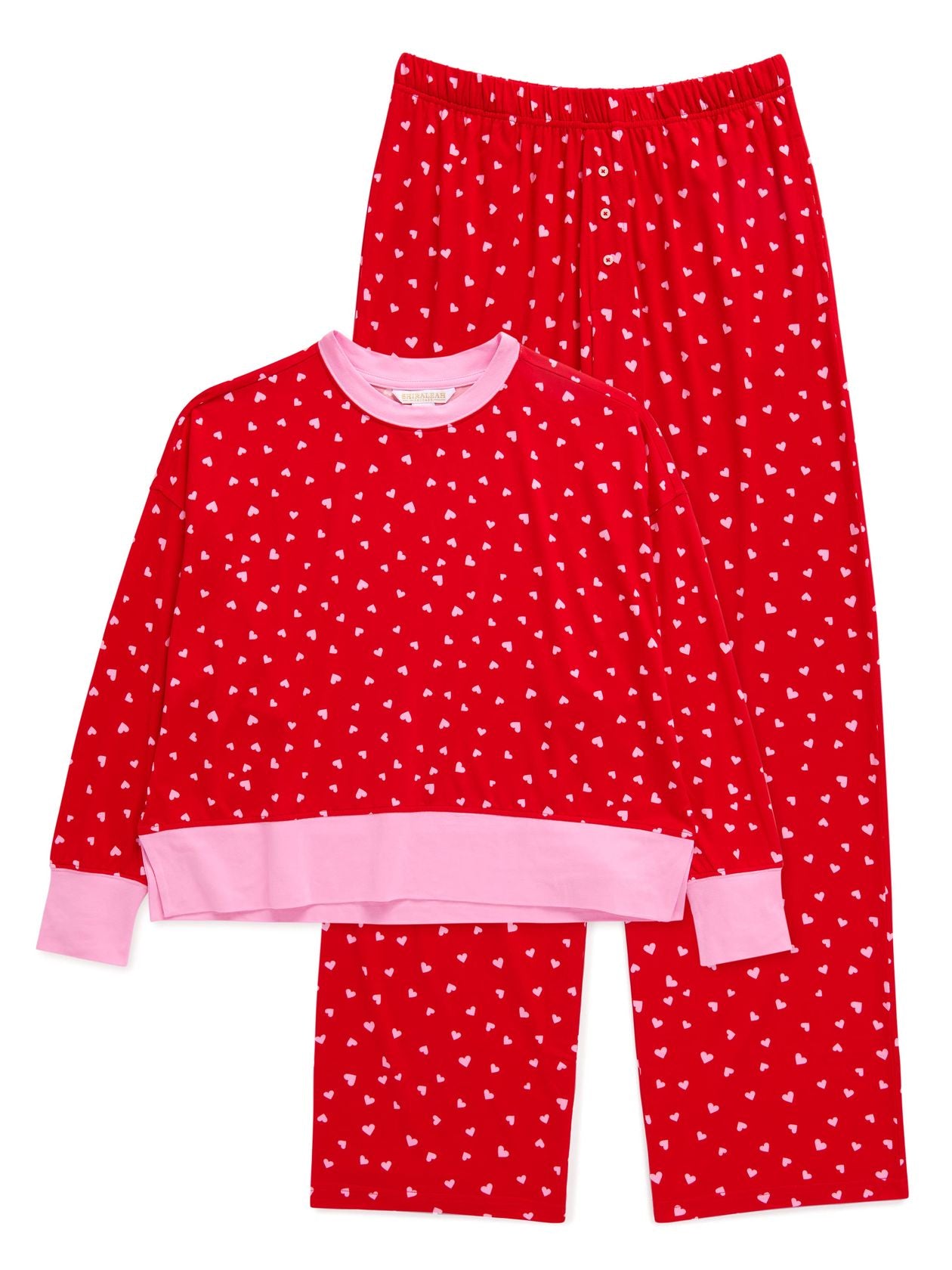 Mini Hearts Ultra-Soft Jersey Pj Set