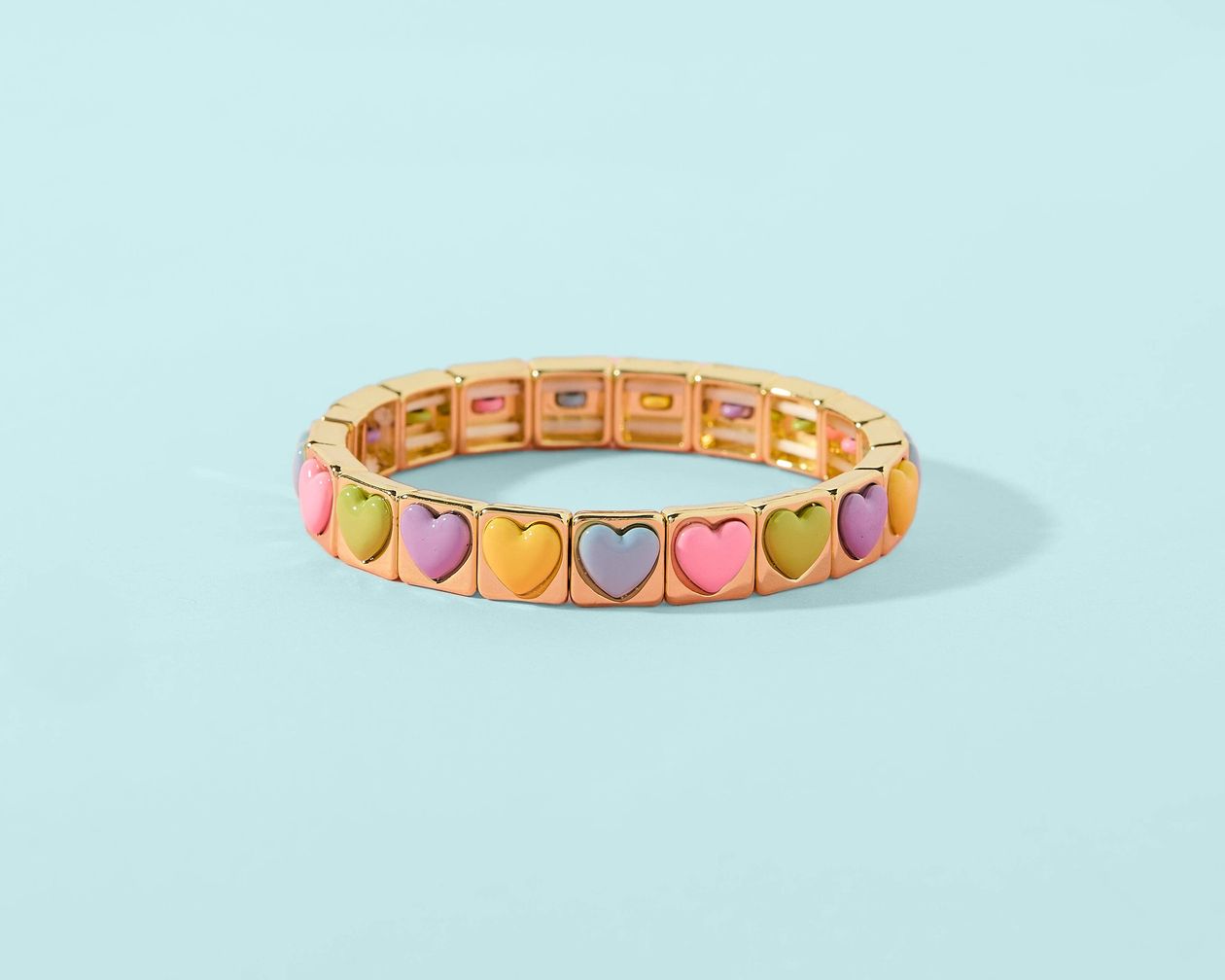 Colorful Heart Bracelet