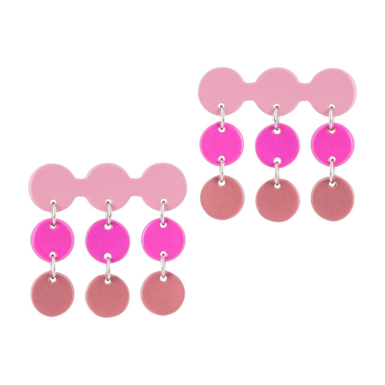 Mini Hibiscus Cascade Earrings