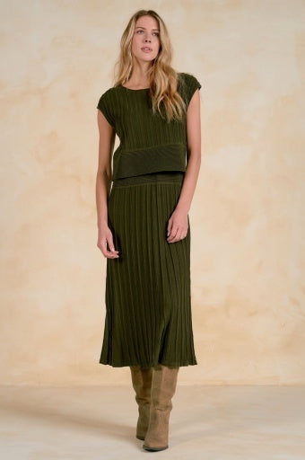 Odessa Olive Sweater Dress