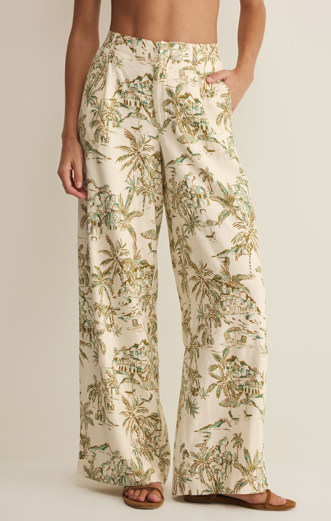 Overlook Tiki Tide Linen Pant