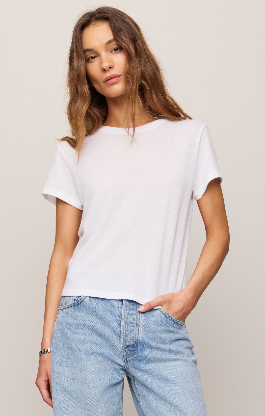 White Tourist Tee