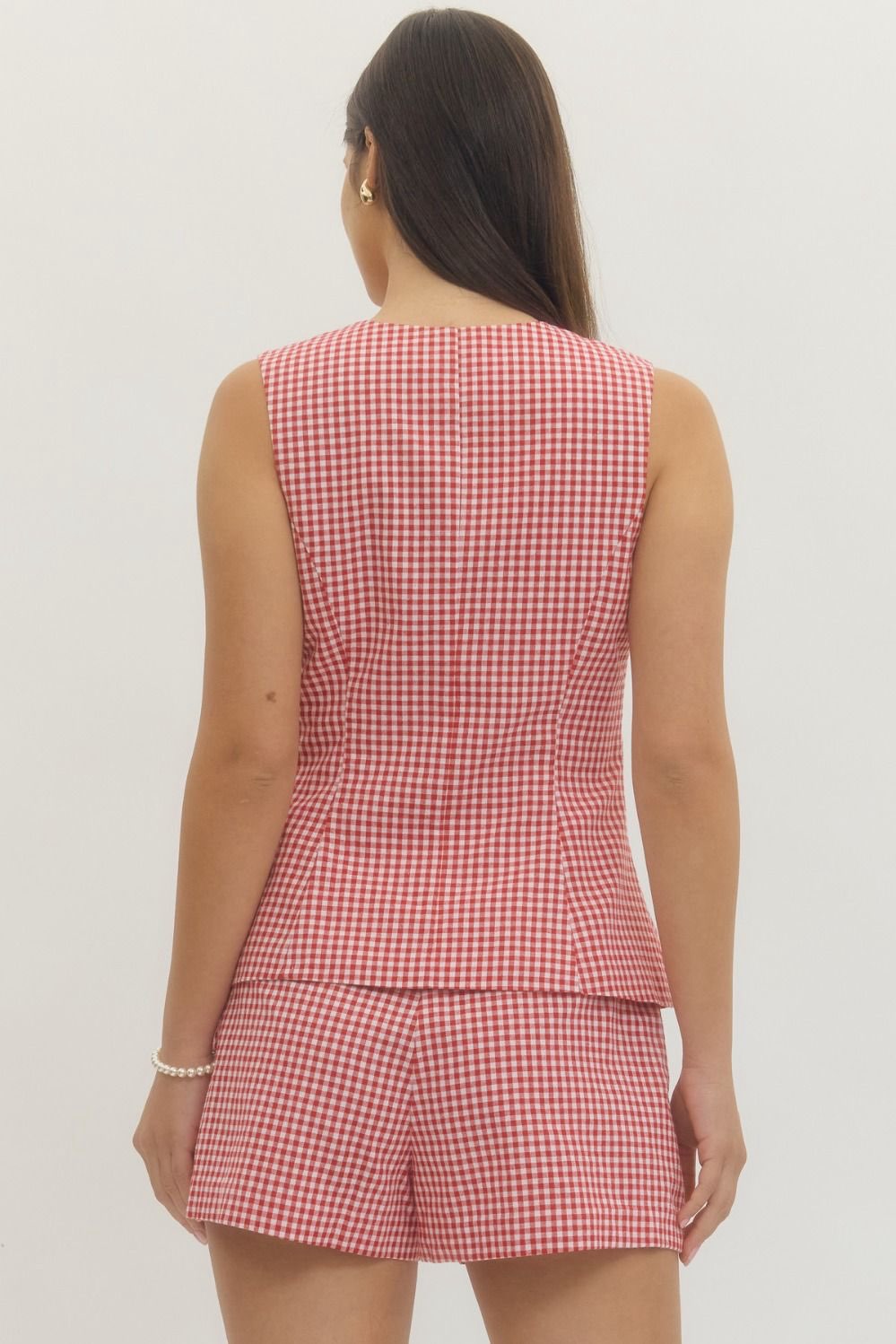 Emery Plaid Romper