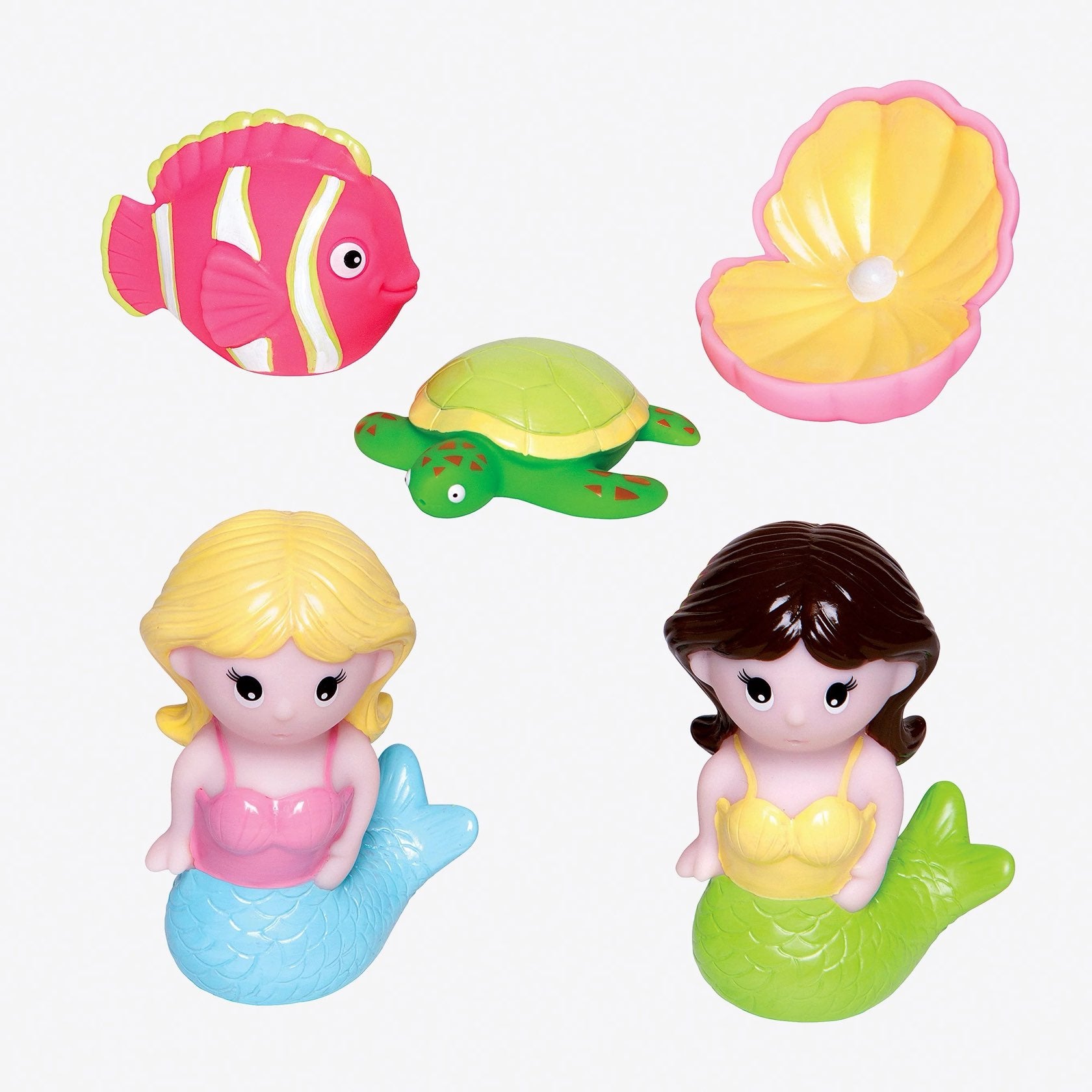 Mermaid Bath Toy Set