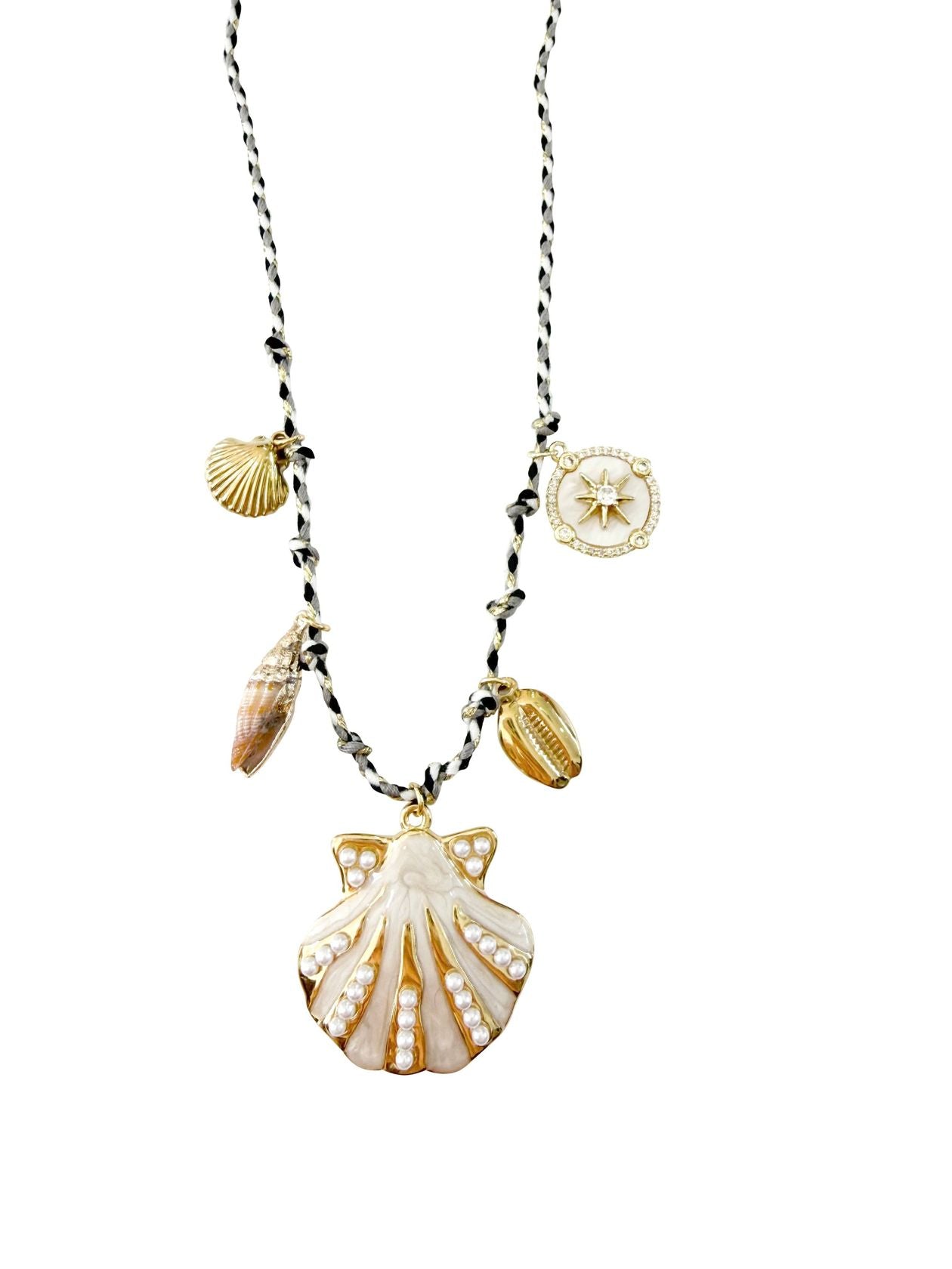 Sebastian Shell Charm Necklace