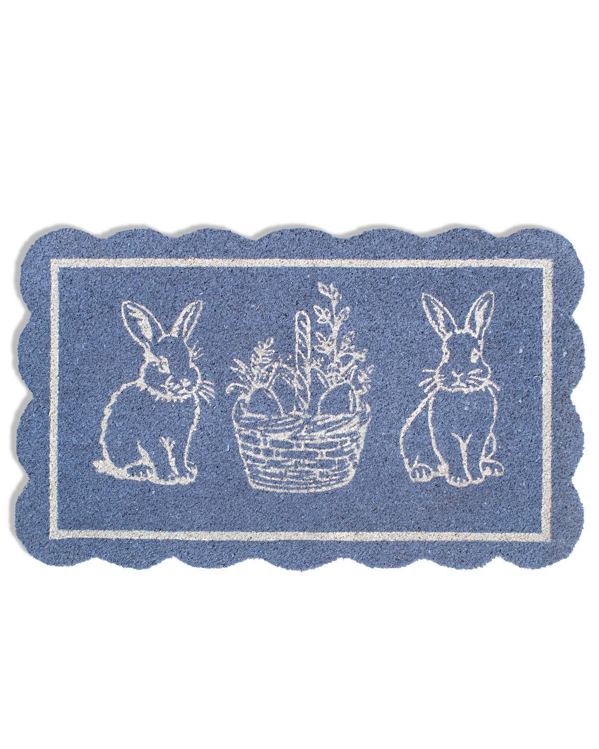 Bunny Scallop Doormat
