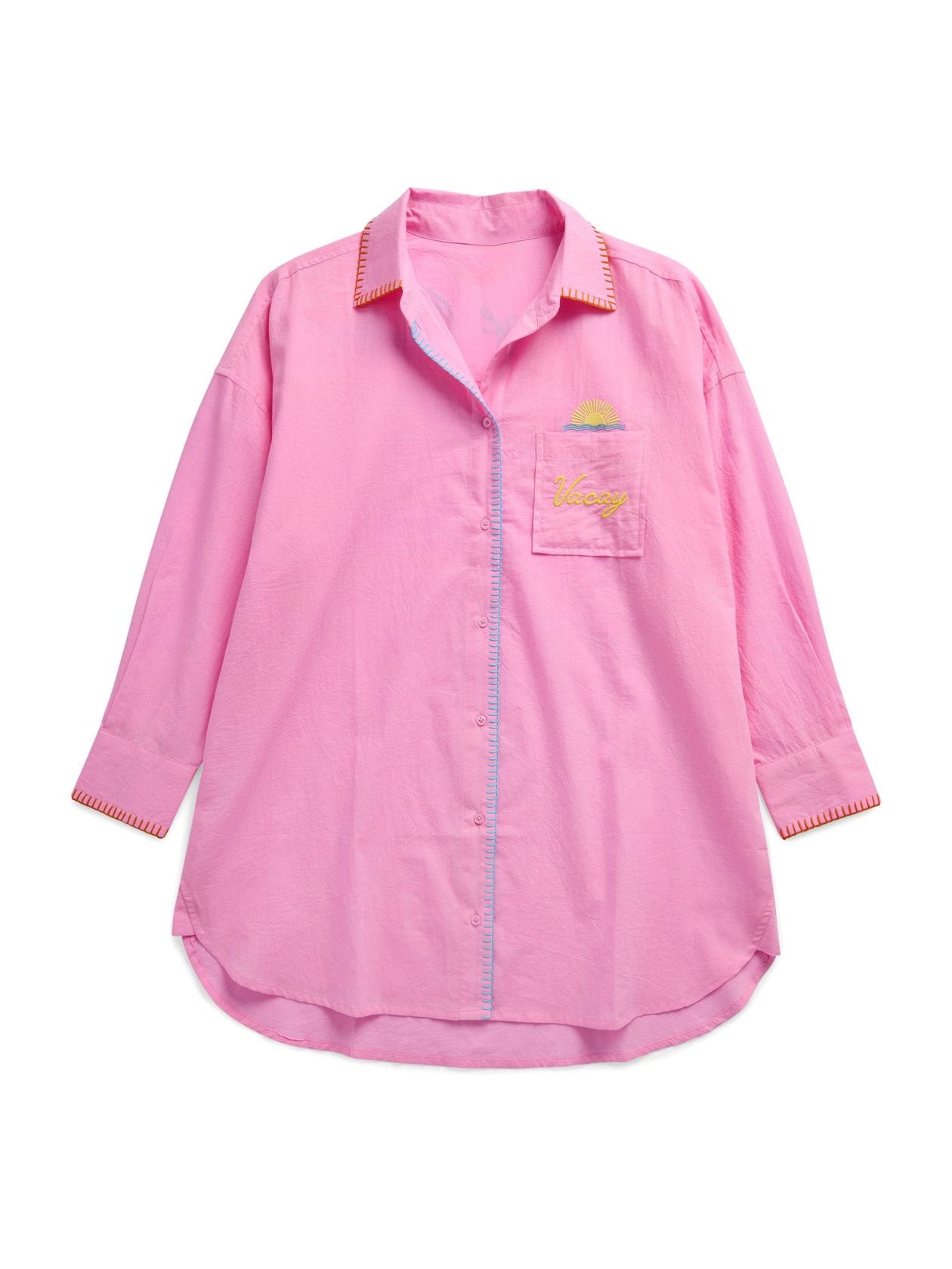 Vacay/Out of Office Cover-Up Shirt