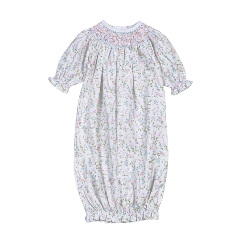 Vivian Floral Smocked Gown