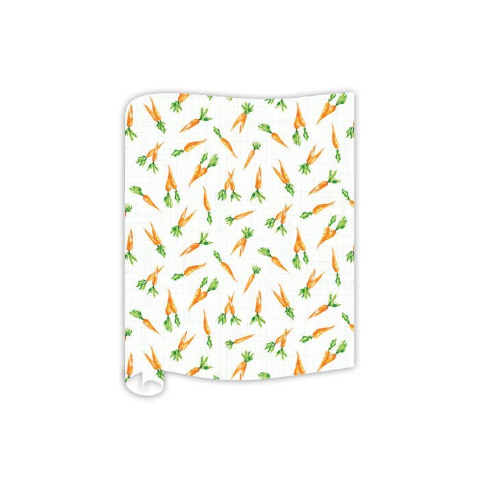 Handpainted Carrots Table Runner